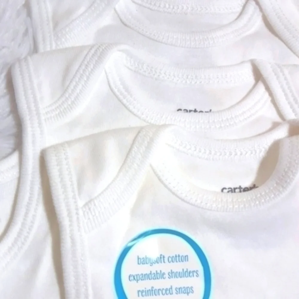 ☄Carter'sBaby One Piece, Long Sleeve Bundle- 3 Mos